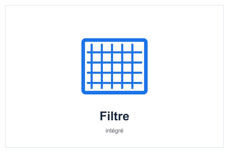 Filtre intégré