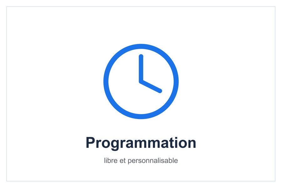 Programmation libre et personnalisable