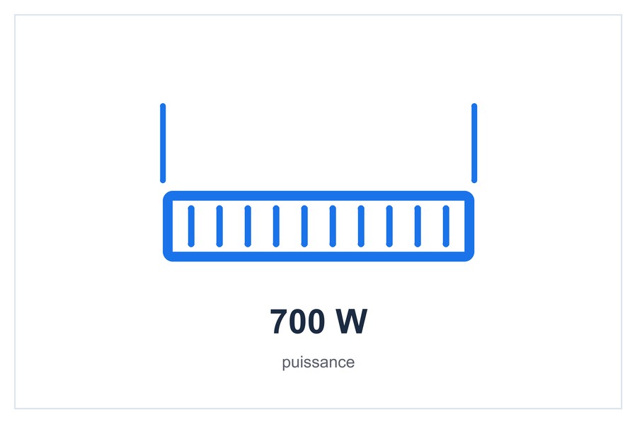 700 W puissance