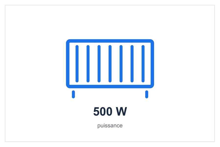 500 W puissance