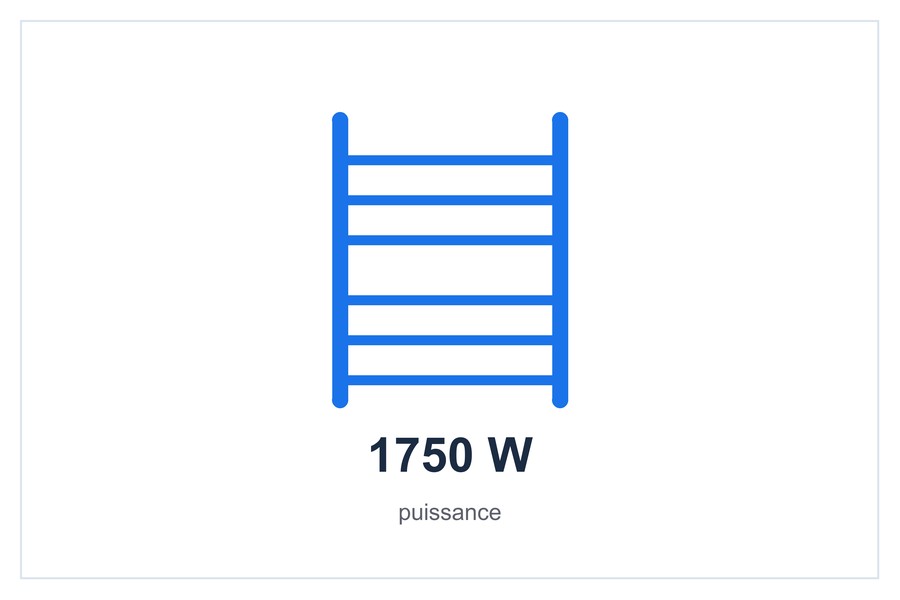 1750 W puissance