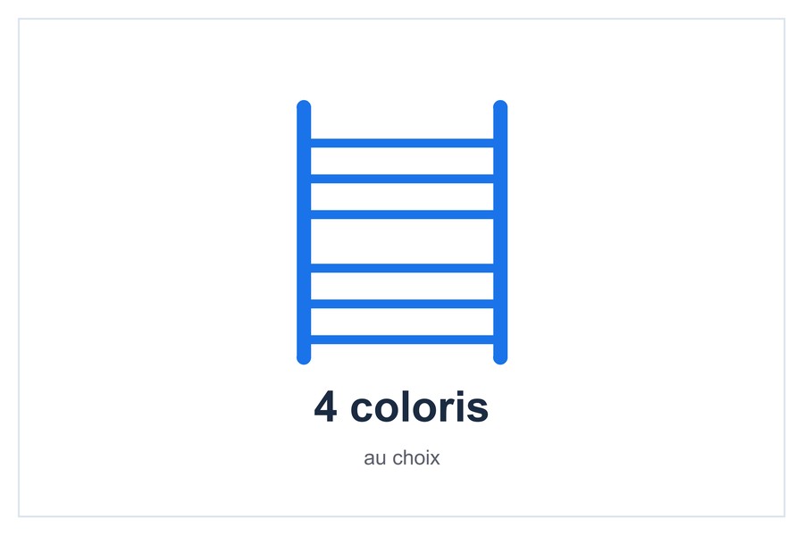 4 coloris au choix