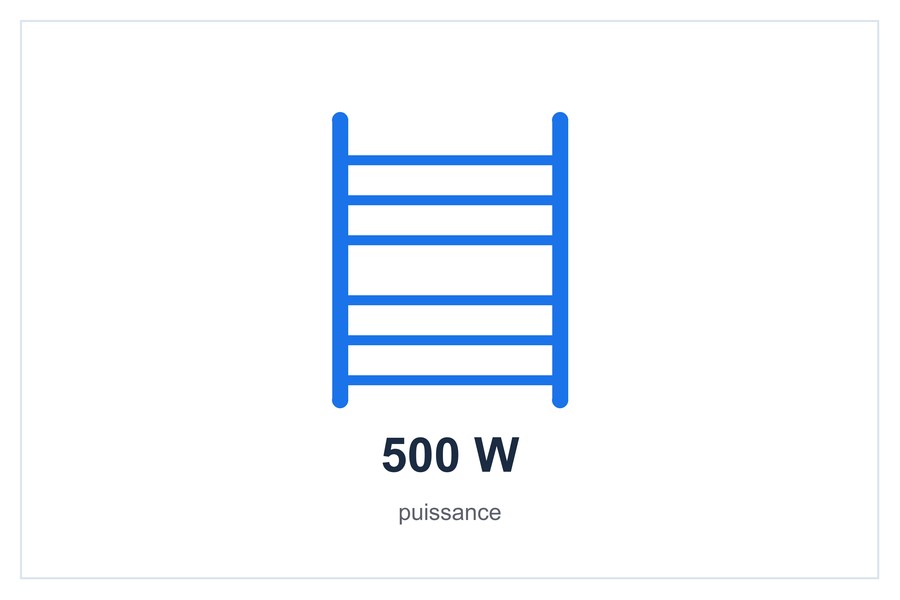 500 W puissance