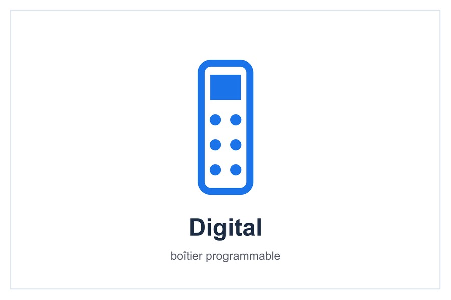 Digital boîtier programmable