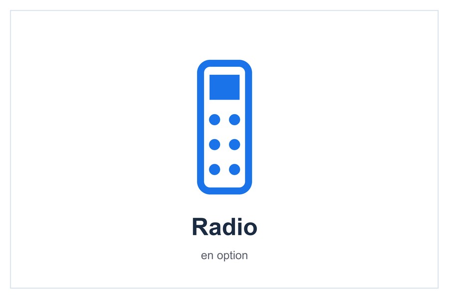 Radio en option
