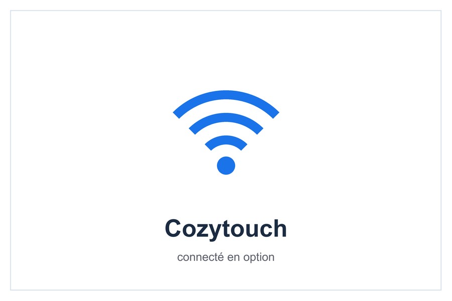 Cozytouch connecté en option