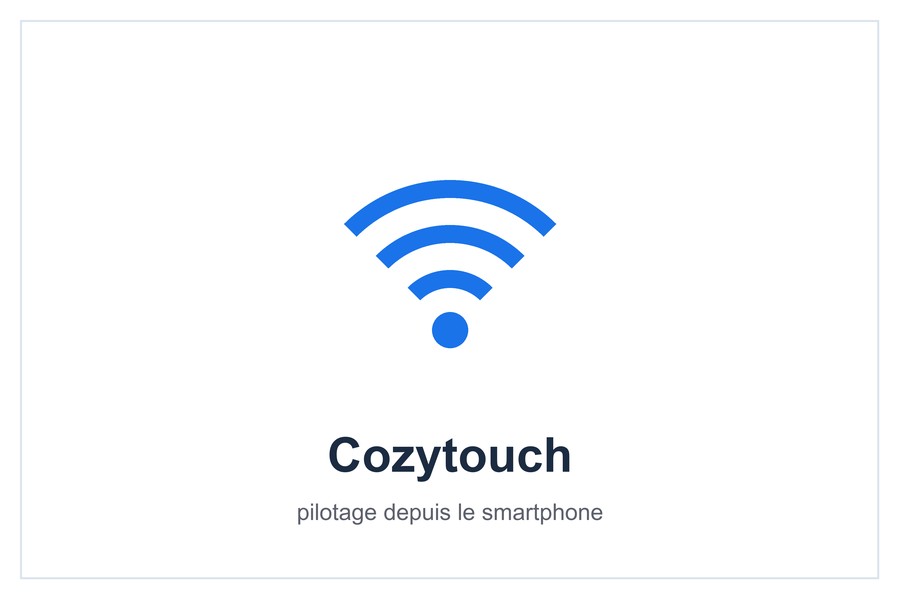 Cozytouch pilotage depuis le smartphone