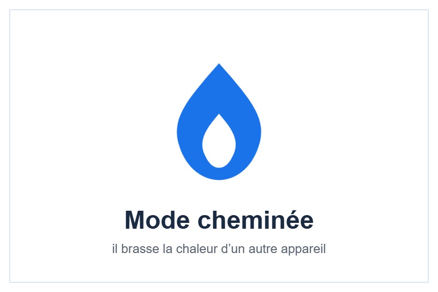 Mode cheminée de la console Toshiba